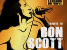 BON SCOTT = Tribute To.../Voice of AC/DC = VINYL LP Compilation = HARD ROCK