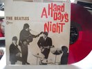 THE BEATLES   A HARD DAY'S NIGHT ** 1964 Japan ODEON LP w/ INSERT. RED VINYL.