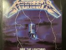 Metallica- Ride The Lightning LP Vinyl 1984  Elektra “MASTERDISK” EX / VG+