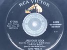 Elvis Presley - Jailhouse Rock / Treat Me Nice - RCA Victor 47-7035, 1957 45 rpm