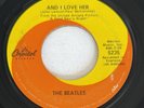 Beatles And I Love Her If I Fell Capitol 5235 45rpm RARE Subsidiary Rim Print LA