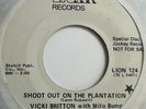 Vicki Britton - Shoot Out On The Plantation/Elijah Stone - Lion 124 Soul Funk 45