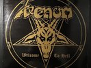 Venom - Welcome To Hell (UK, 1st Press, Blue Label) LP w/ Lyrics & Pink Insert