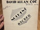 Autographed David Allan Coe Band Nothing Sacred LP Vinyl Record OG DAC Issue