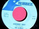 THE LA-RELLS - Please Be Fair / Everybody Knew - super clean 45 rpm - Robbee 109