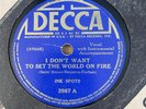 FALLOUT 3 78 Ink Spots I DON'T WANT TO SET THE WORLD ON FIRE Decca 3987 (E-)