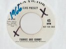 ELVIS PRESLEY Frankie And Johnny  45 RECORD DJ PROMO WLP  1966