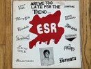 Are We Too Late For The Trend LP ESR Rec 1979 Vomit Pigs Plastic Idols TX Punk