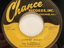 RARE RNB Doo Wop 45 THE FLAMINGOS Carried Away / Golden Teardrops CHANCE listen