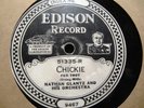 1922 NATHAN GLANTZ Or CHICKIE Fox Trot Tell me if you want somebody EDISON 51335