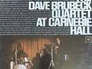 Dave Brubeck Quartet Live At Carnegie Hall Vinyl 1st Pressing VG/NM