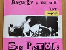 Sex Pistols - Anarchy in the UK - Live LP 1985 UK Import
