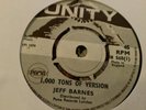Jef Barnes , Wake The Nation , 1000 Tons Of Version , 7”Unity.