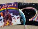2 x Rainbow vinyl LP's Ritchie blackmore's rainbow/ Down to Earth (clear vinyl)