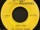 Good News/Somebody Touched Me by The Jackson Singers (Carrie 905) 7