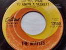 CANADA  THE BEATLES Do You Want To Know A Secret? / Thank You Girl 1964 45