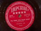 Imperial 5073 Country Jim OLD RIVER BLUES 1950 Blues 78 rpm E-  Louisiana