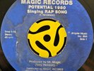 Rare Funk Disco Rap 45 - Mr. Magic - Potential 1980 - Magic Records Vg++ HEAR