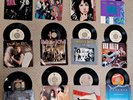 80s Hard Rock 45's Vinyl Records Van Halen Bon Jovi Motley Crue Journey Etc..
