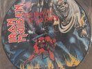 IRON MAIDEN THE NUMBER OF THE BEAST PICTURE DISC LP (1982) ORIG UK HARVEST METAL