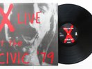 X - Live At The Civic '79 LP Thought Criminals Last Words Sidney Australia Punk
