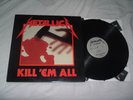 METALLICA Kill 'Em All '83 US MEGAFORCE SILVER label Sterling 1st A1 press MINT-