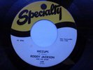 RODDY JACKSON 45 'HICCUPS' USA SPECIALTY WILD 1958 ROCKABILLY R&B JIVER 1970S RE