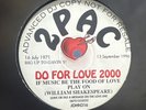 2 PAC - DO FOR LOVE 2000  UK GARAGE RECORD  12