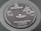 THE BEATLES  1966  UK  45 I WANT TO HOLD YOUR  HAND  SOLID CENTER   PRESSING  EX
