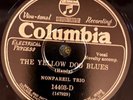 Columbia 14403D Nonpareil Trio YELLOW DOG BLUES 1928  JAZZ EE+   78rpm