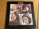 The Beatles Let It Be Original 1970 Vinyl LP Apple Records with Red Apple logo