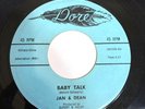 Jan & Dean 45 Baby Talk / Get Your Hair Done 1959 Rock & Roll NM Vinyl Record 7
