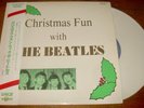 CHRISTMAS FUN With The BEATLES Japanese WHITE colored vinyl 10