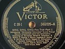 Benny Goodman-Sing Sing Sing (Part 1&2) 12” Victor 36205 78 rpm E+ Gene Krupa