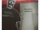 x/500 w Signed Postcard Sage Francis Personal Journals New Mint Hip Hop