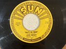 Elvis Presley That's All Right Original Sun 45 209 1st Press    VG
