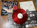 AUTOPSY -severed survival FIRST PRESS U.K. LP WITHDRAWN ARTWORK 1989 death grind