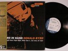 DONALD BYRD Byrd In Hand BLUE NOTE LP VG+ stereo 1985 reissue w/ obi o