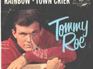TOMMY ROE--RARE PICTURE SLEEVE + 45-(RAINBOW/TOWN CRIER)--PS-PIC-SLV