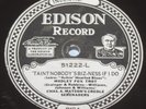 Edison Diamond Disc Record 51222 Charles Matson's Creole Serenaders