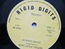 STIFF LITTLE FINGERS Suspect Device Wasted Life UK yellow label 7