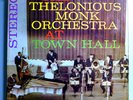 THELONIOUS MONK w/DONALD BYRD+PEPPER ADAMS TOWN HALL RARE ORIG '59 RIVERSIDE LP