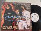 Aaliyah Hot Like Fire The One I Gave My Heart To 12” Vinyl Record Remix Mix 1997