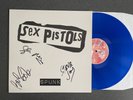 Signed Sex Pistols ‎– Spunk LTD BLUE VINYL LP MINT + INSERT
