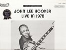 JOHN LEE HOOKER LIVE IN 1978, 1979 original 1st press Lunar #2 LP  NM