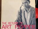 Art Pepper The Return VG+ 1st DG Jazz West lp Jack Sheldon