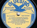Bluebird #5663: George Hall Orch.-An Earful Of Music/Your Head On My Shoulder E