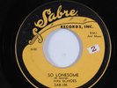 Doo Wop R&B Sax Rocker 45 FIVE ECHOES So Lonesome SABRE HEAR e