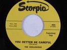 Garage 45 GOLLIWOGS You Better Be Careful SCORPIO VG+ promo creedence ccr HEAR e