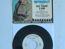 ELVIS PRESLEY ORIGINAL 45 PROMO WHITE LBL SPINOUT/ALL THAT I AM  M-USA
